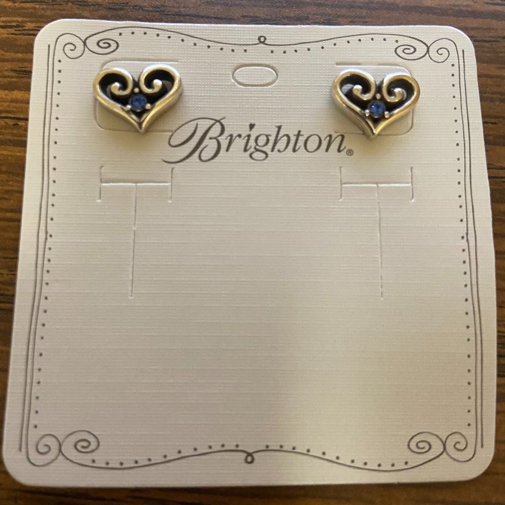 Brighton silver post earrings